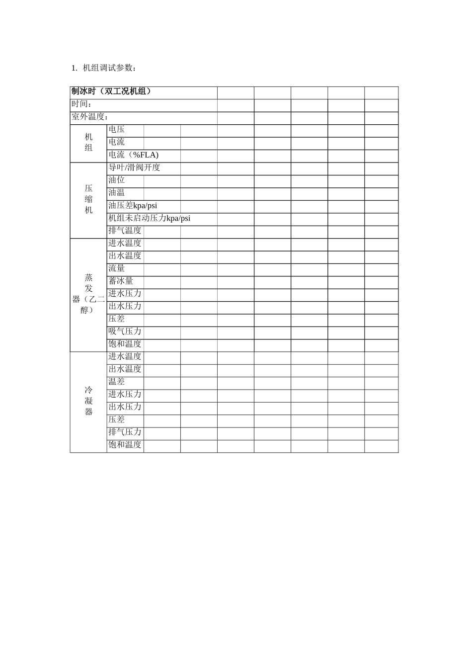 冰蓄冷调试内容_第2页