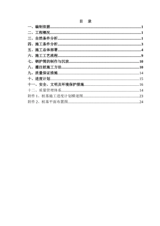 冲孔灌注桩方案(2)