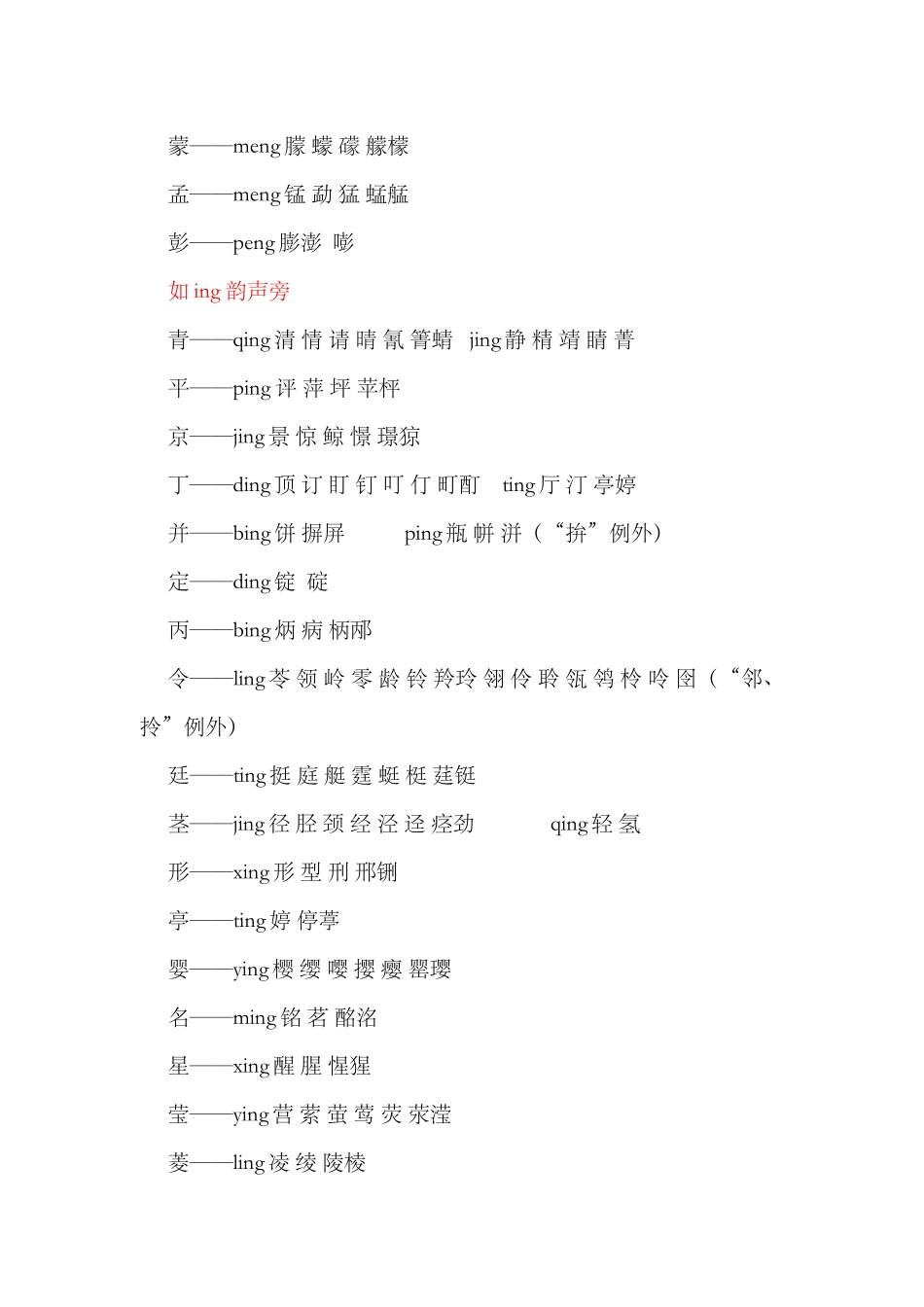 分辨前鼻音和后鼻音的记忆秘诀_第3页