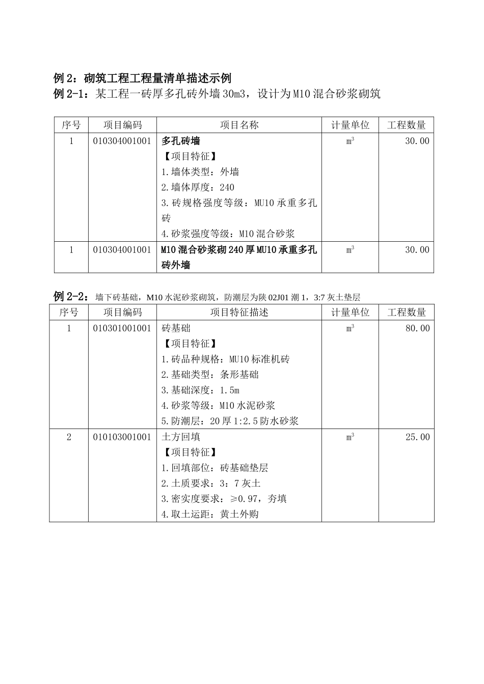 分部分项工程量清单的编制示例_第3页