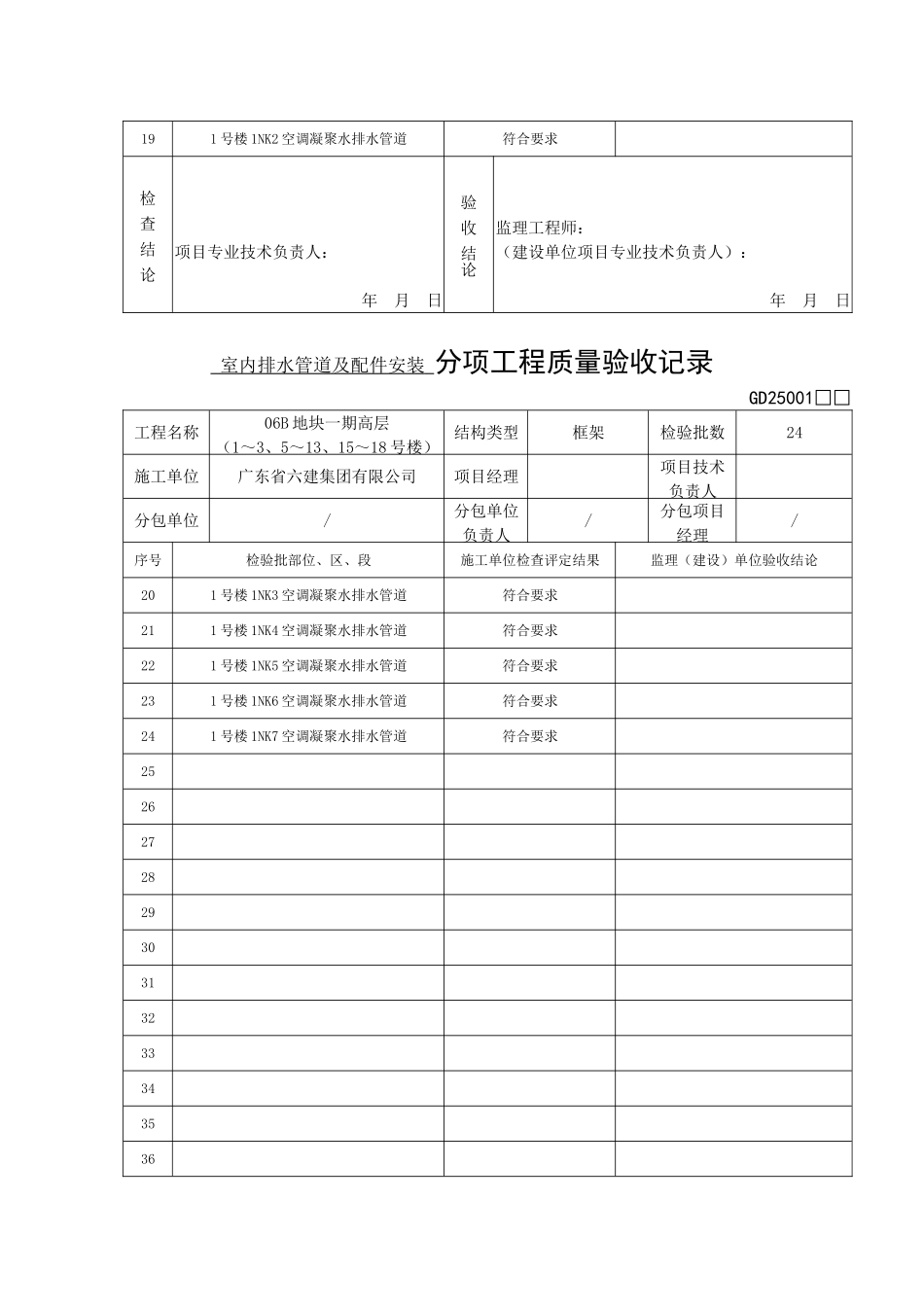 分项工程质量验收记录_第3页