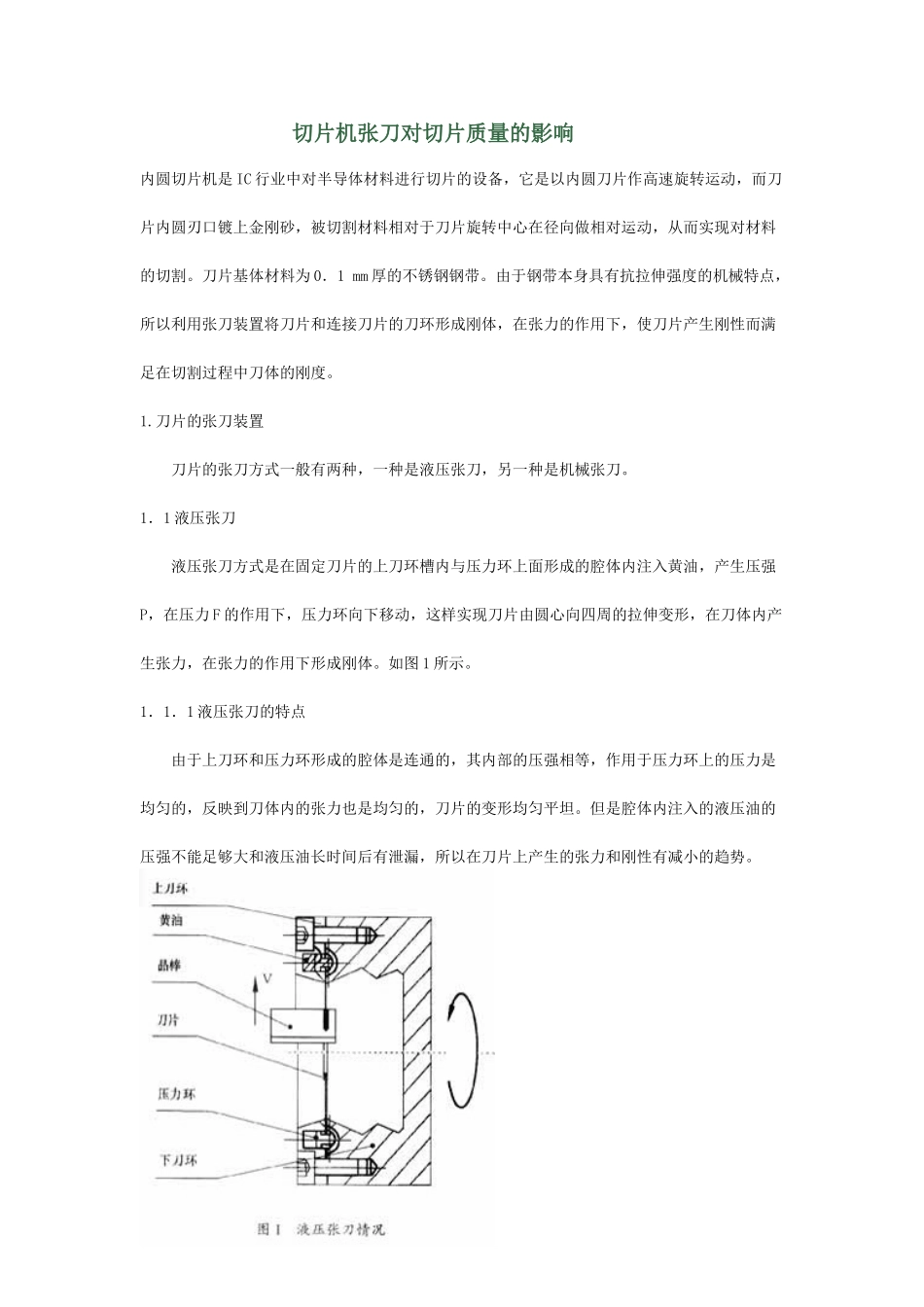 切片机张刀对切片质量的影响-45所_第1页