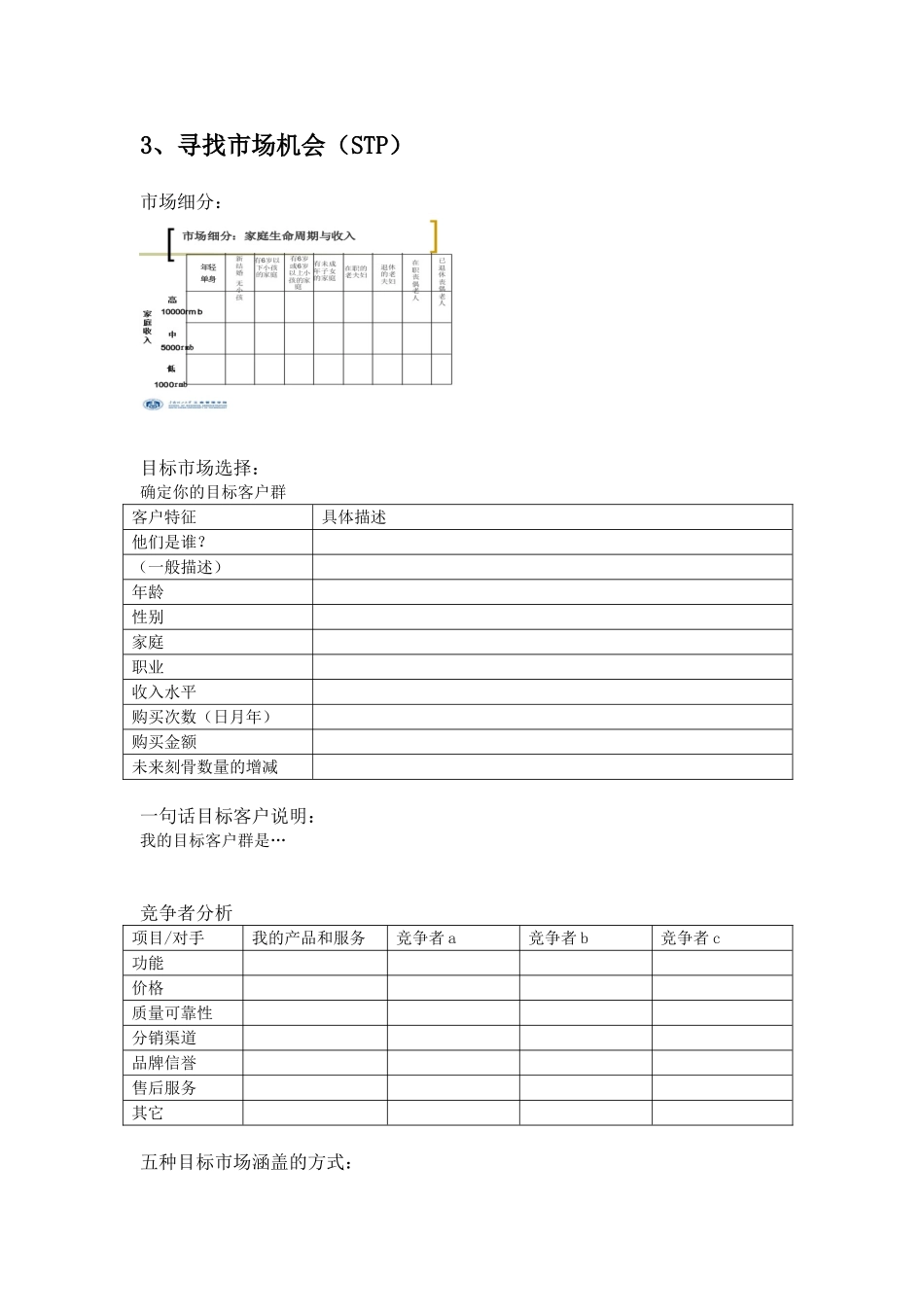 创业营销计划书_第2页