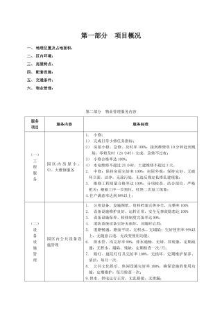 别墅物业管理方案