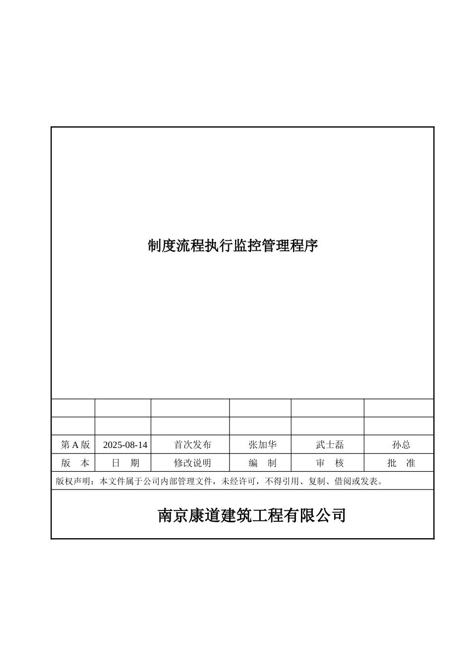 制度流程执行监控管理程序初稿_第2页