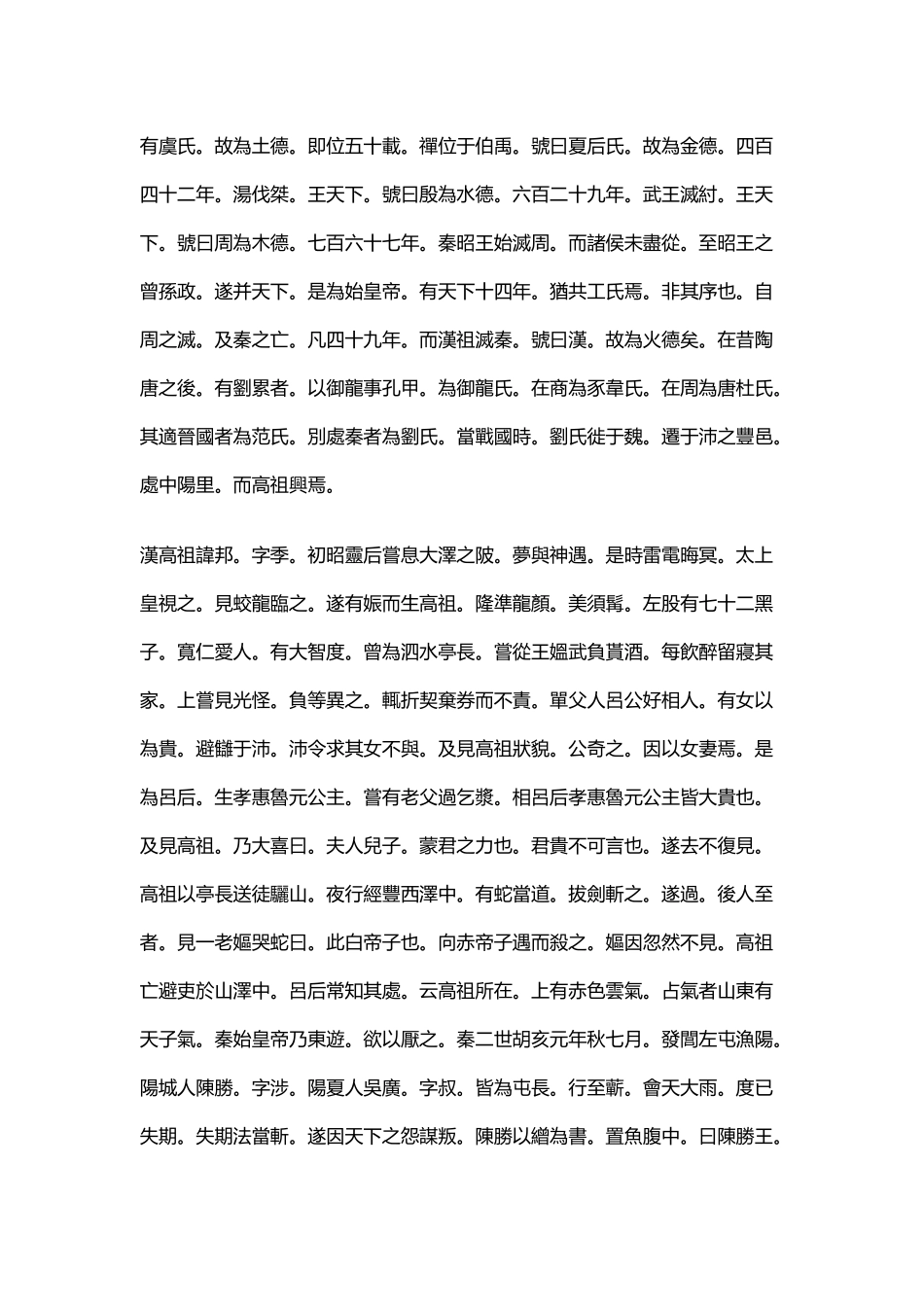 前汉纪-汉-荀悦-卷01_第2页