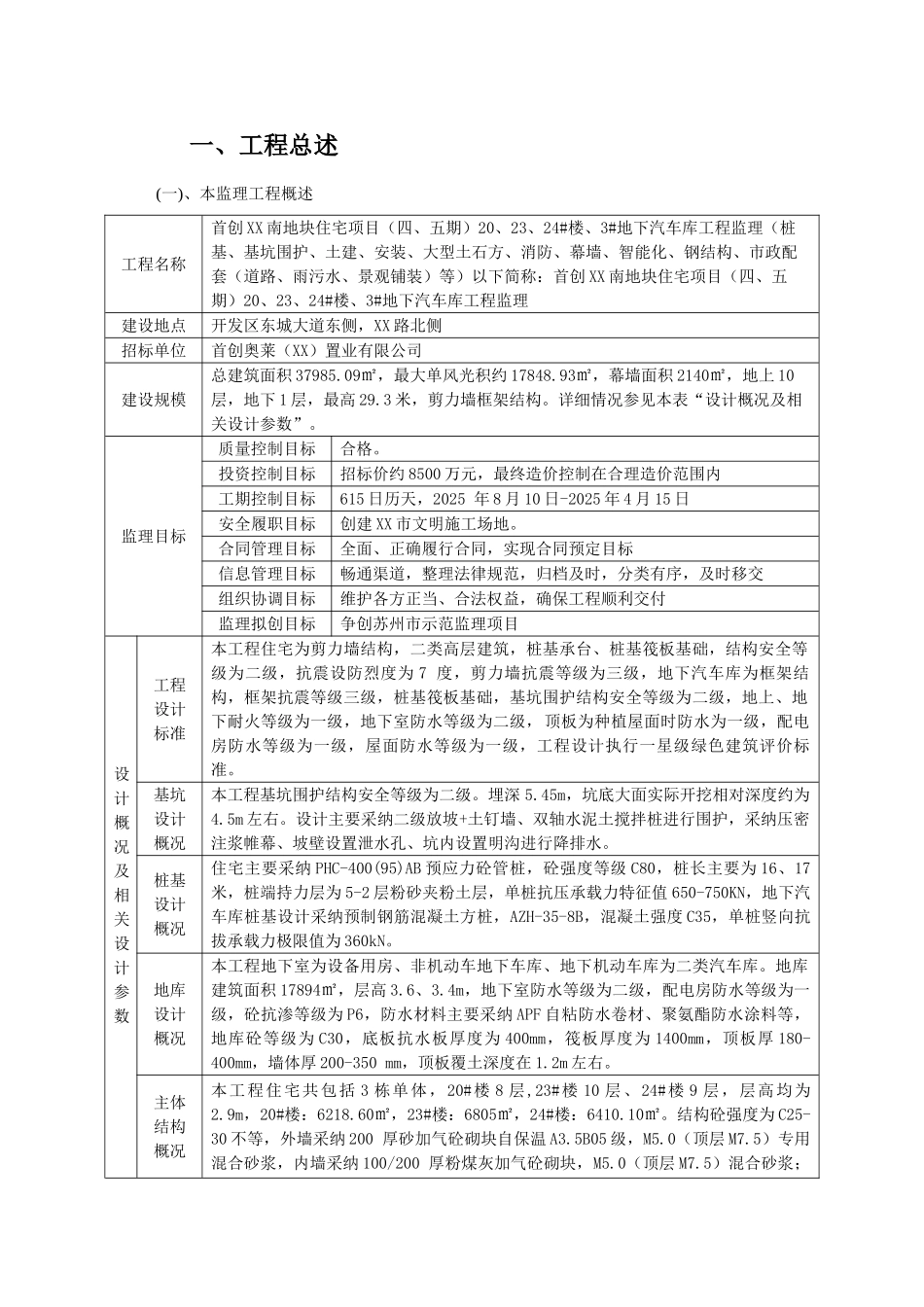 剪力墙框架结构住宅工程投标文件_第2页