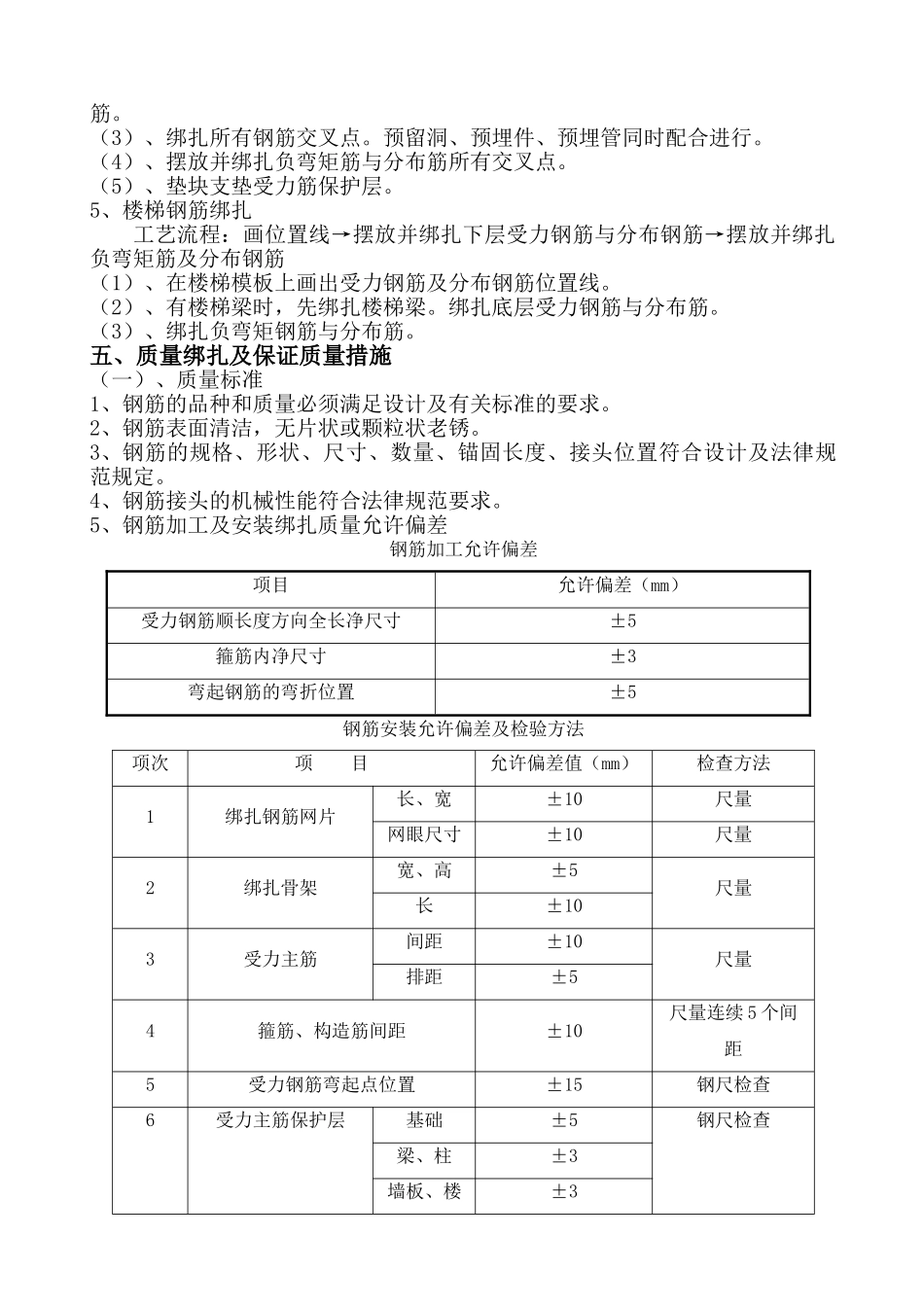 剪力墙结构住宅楼工程现浇钢筋工程施工工艺_第3页