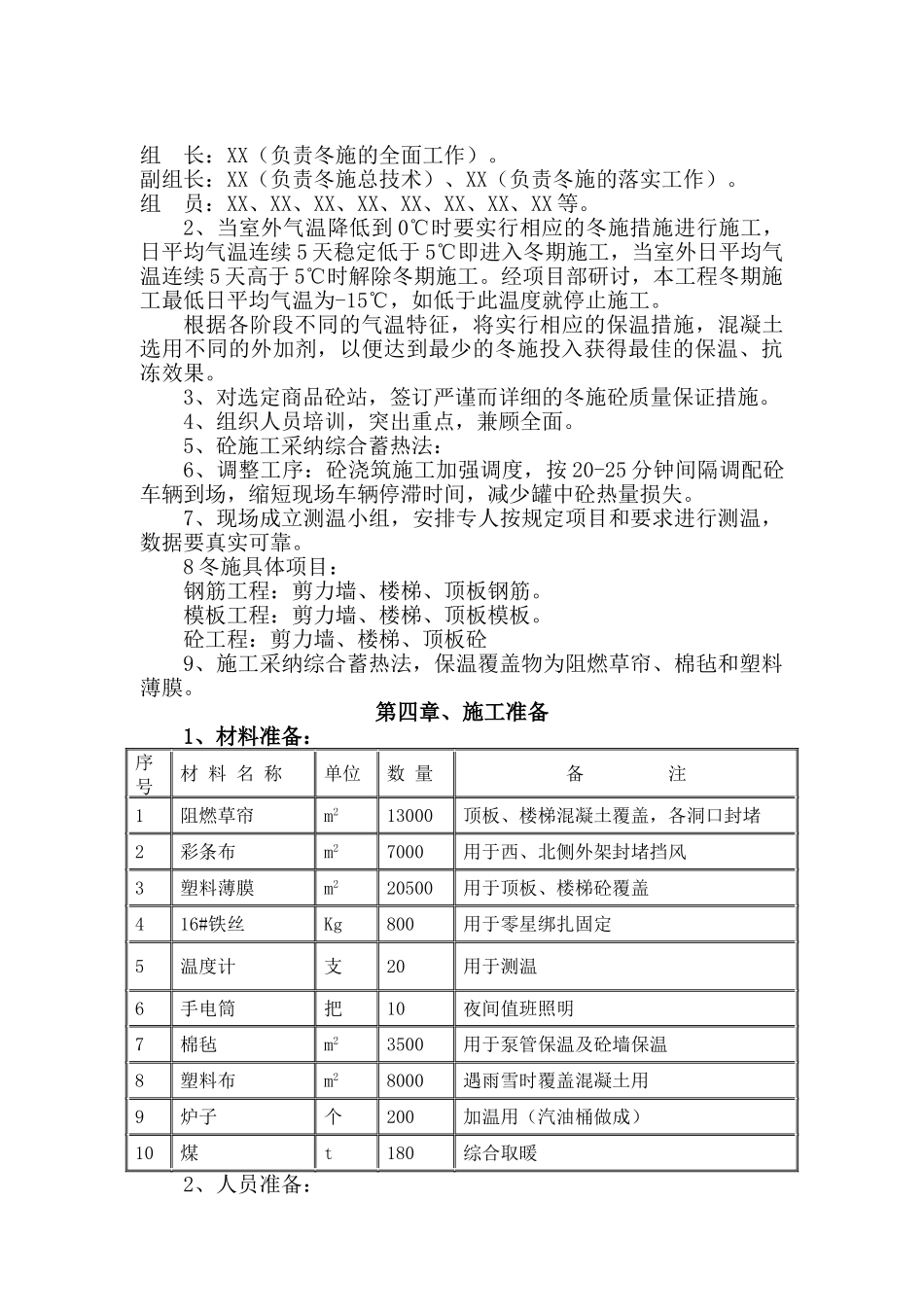 剪力墙结构高层住宅工程冬季施工方案-secert_第3页