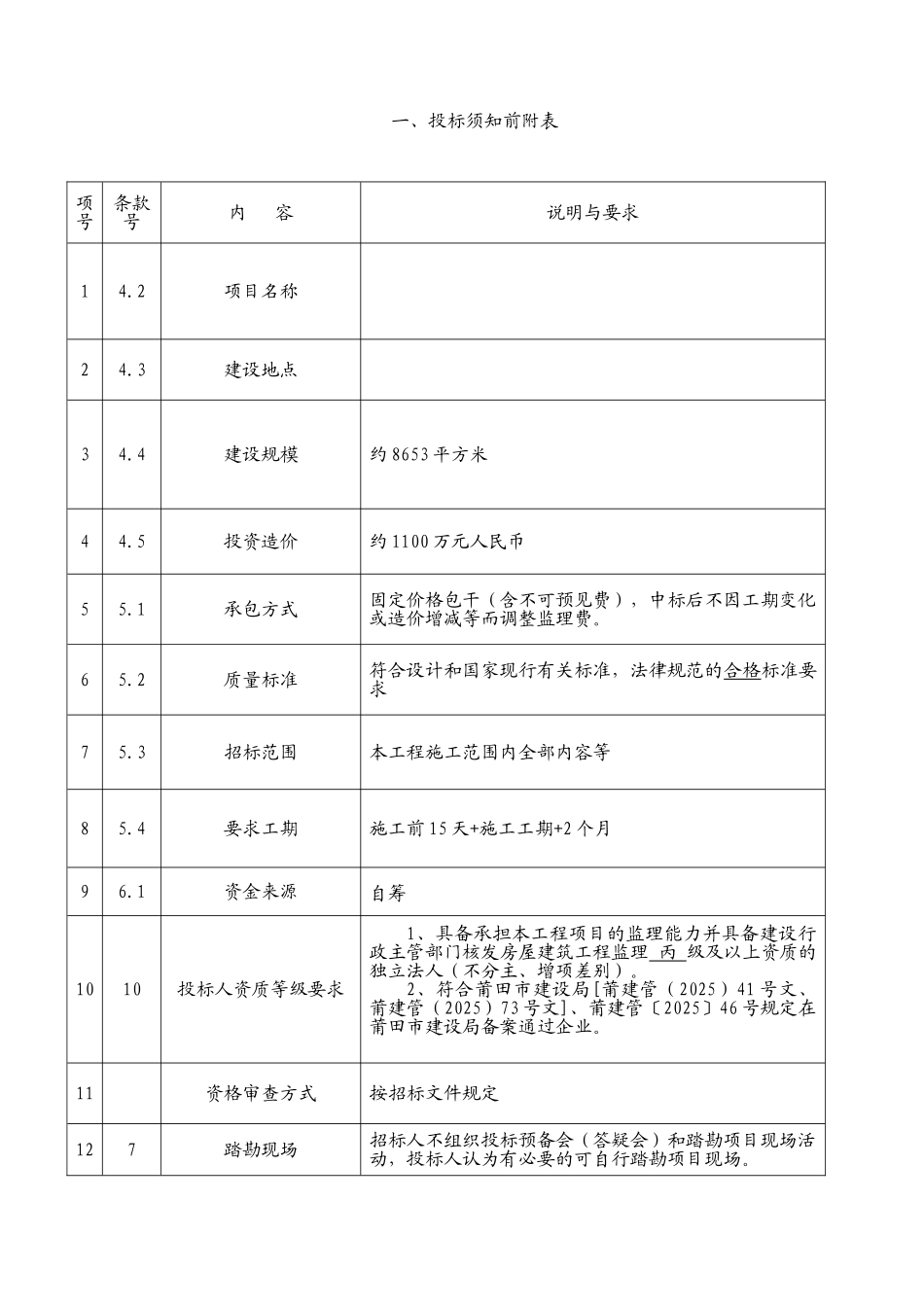 办公大楼工程施工监理项目招标文件_第3页