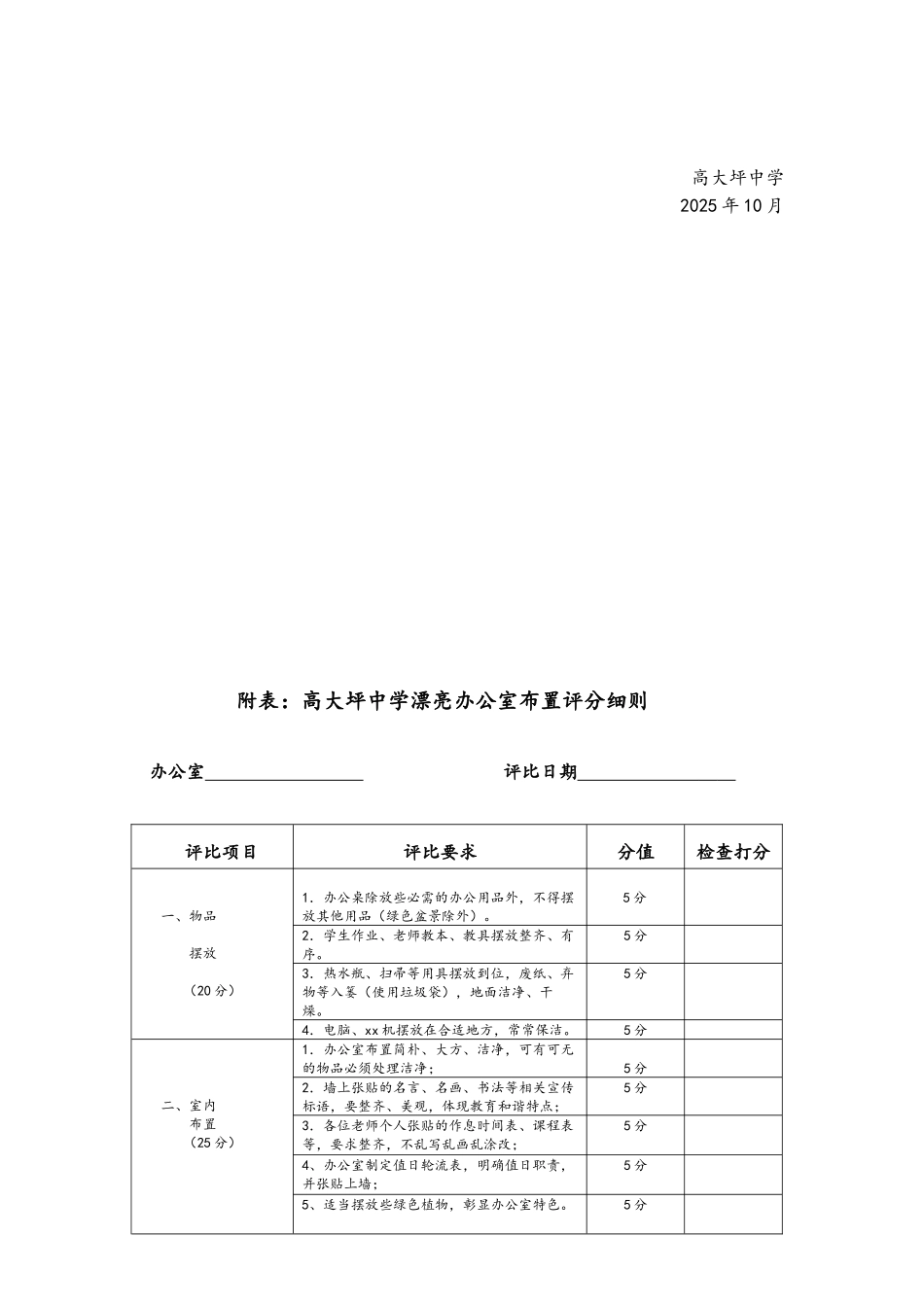办公室评比方案_第3页