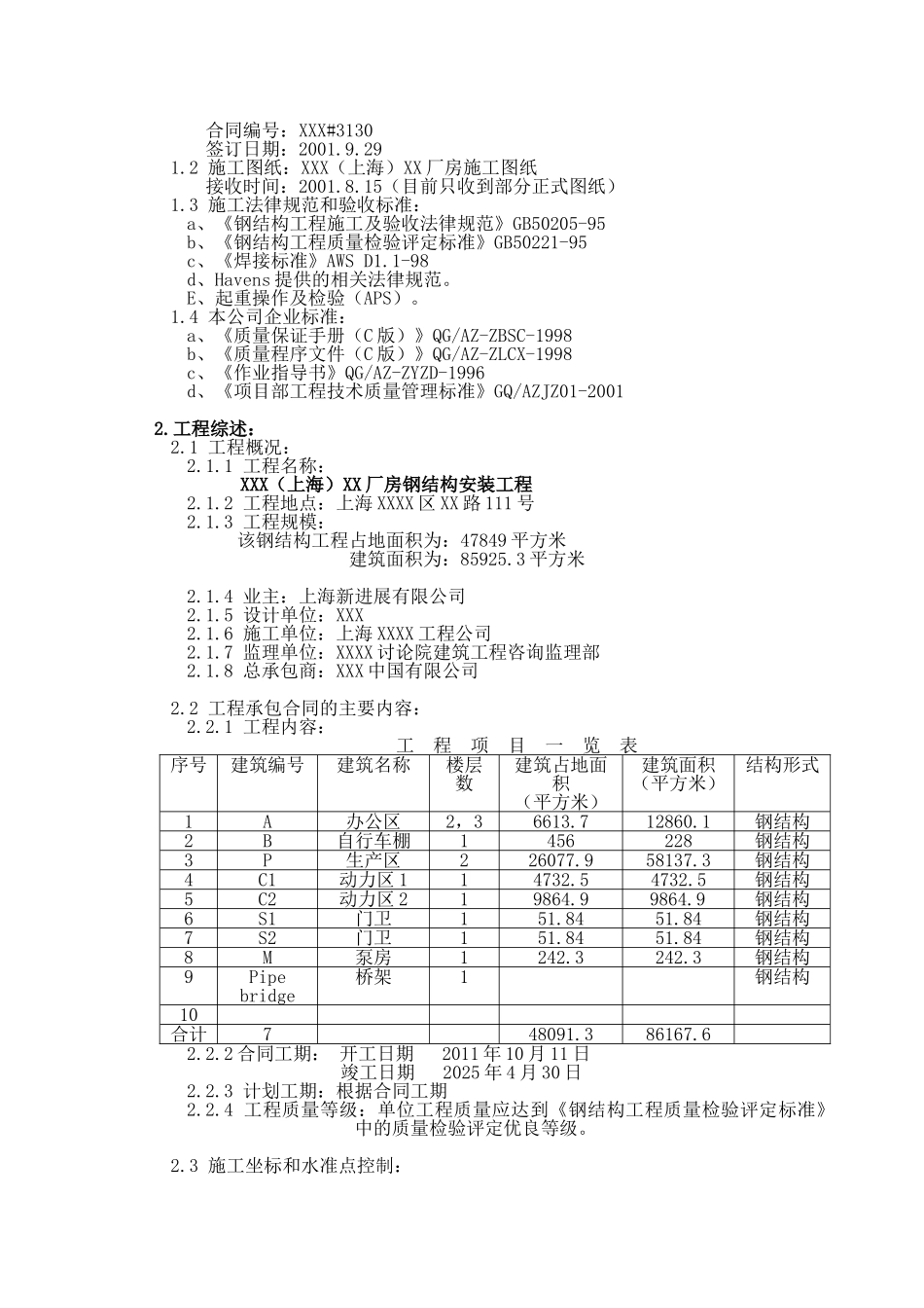 办公楼工程钢结构安装施工方案-secret_第2页
