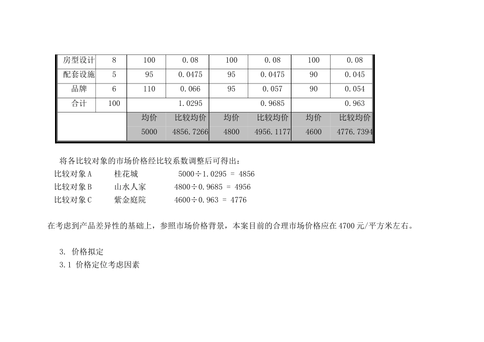 加权平均法与指数平滑法定价_第3页