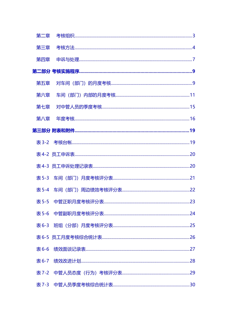化工公司工作绩效考核管理办法_第2页