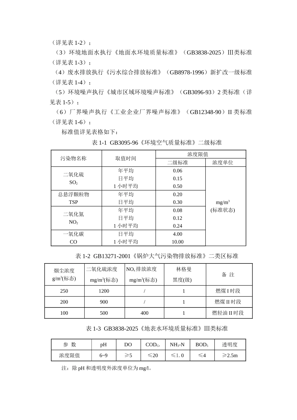 化工厂自备热电站节能技改项目环境影响报告书_第3页