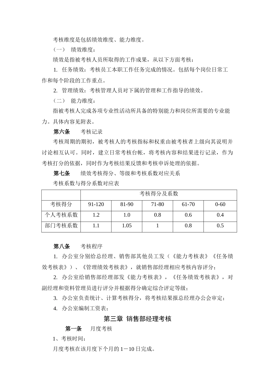 北京xx房地产销售部考核管理办法1204_第3页