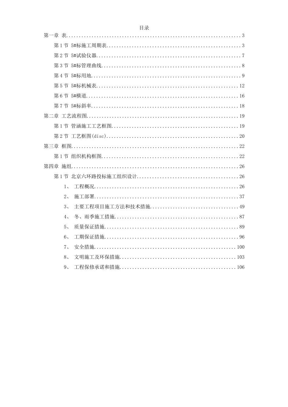 北京六环路投标施工组织设计方案_第1页