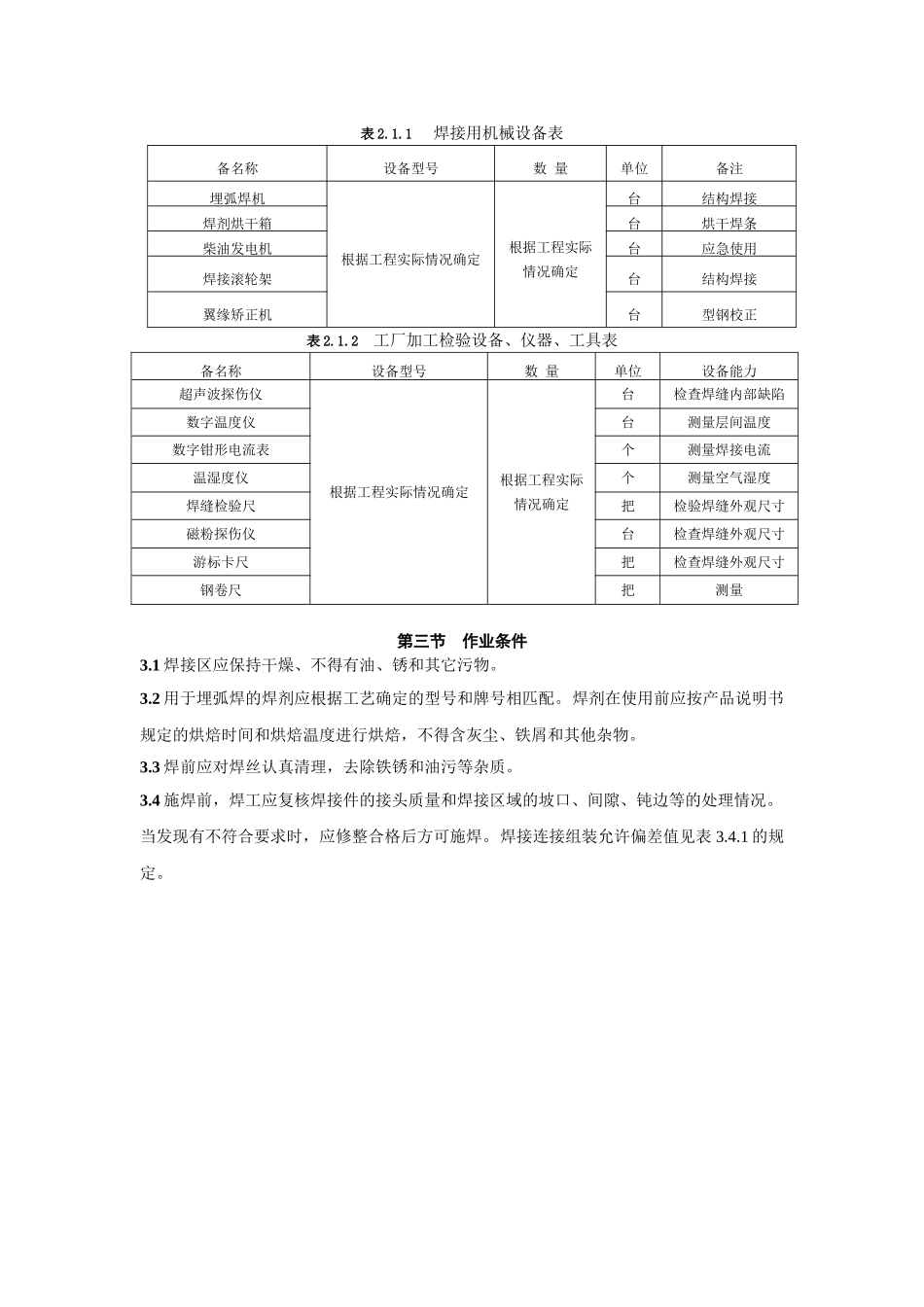 北京市埋弧自动焊焊接工艺标准_第2页