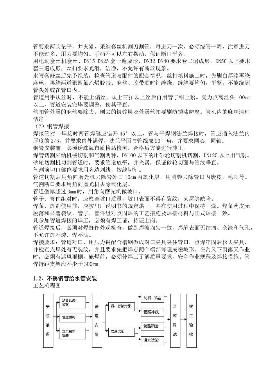北京某别墅水暖电安装施工方案_第2页