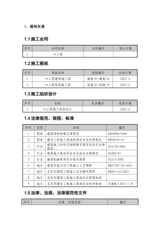 北京某医院综合楼工程模板专项施工方案