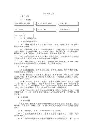 北京某多层综合楼门窗施工方案