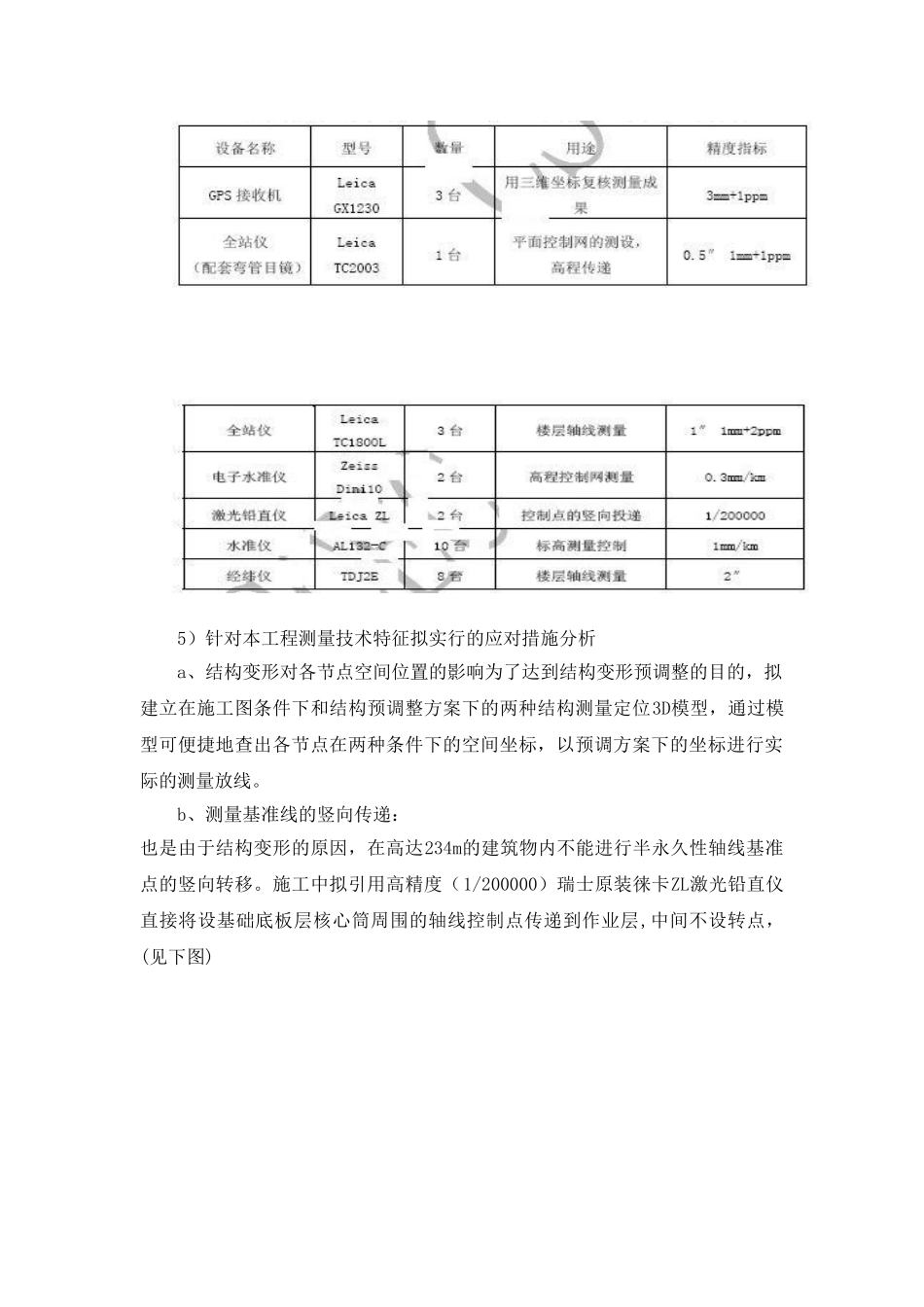 北京某大型公建工程施工测量方案_第3页