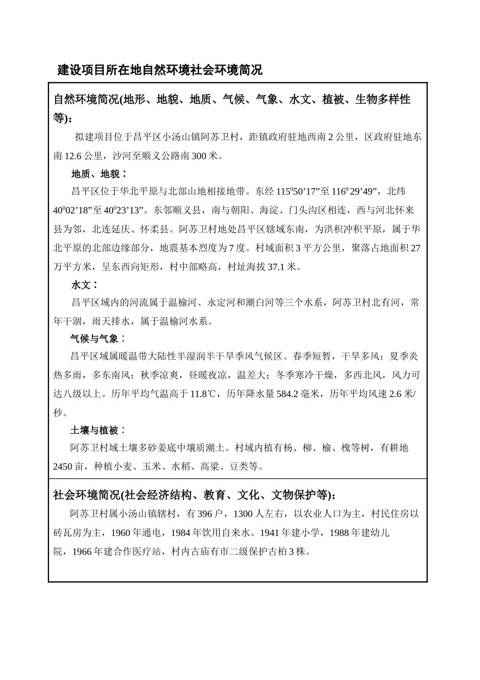 北京某建材厂项目环境影响报告表_第3页