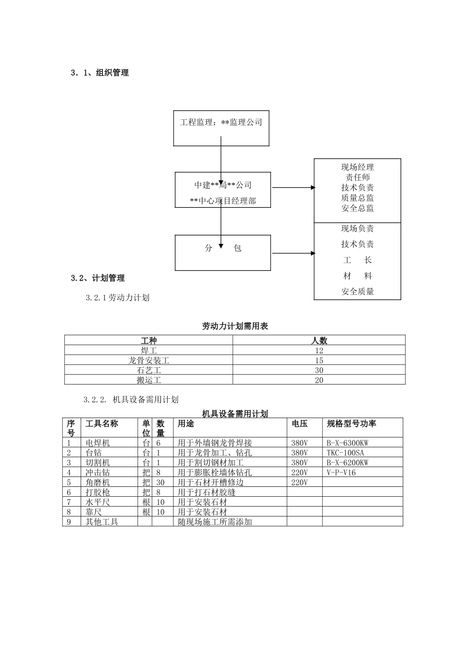 北京某综合办公楼干挂大理石施工方案_第3页