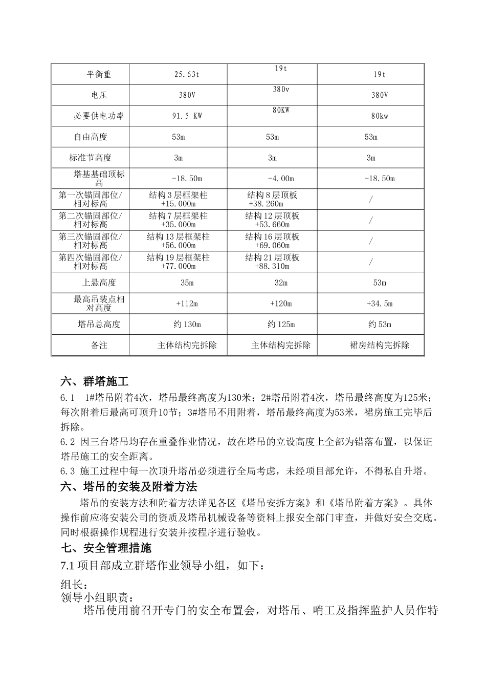 北京某群体塔吊安全施工措施_第3页