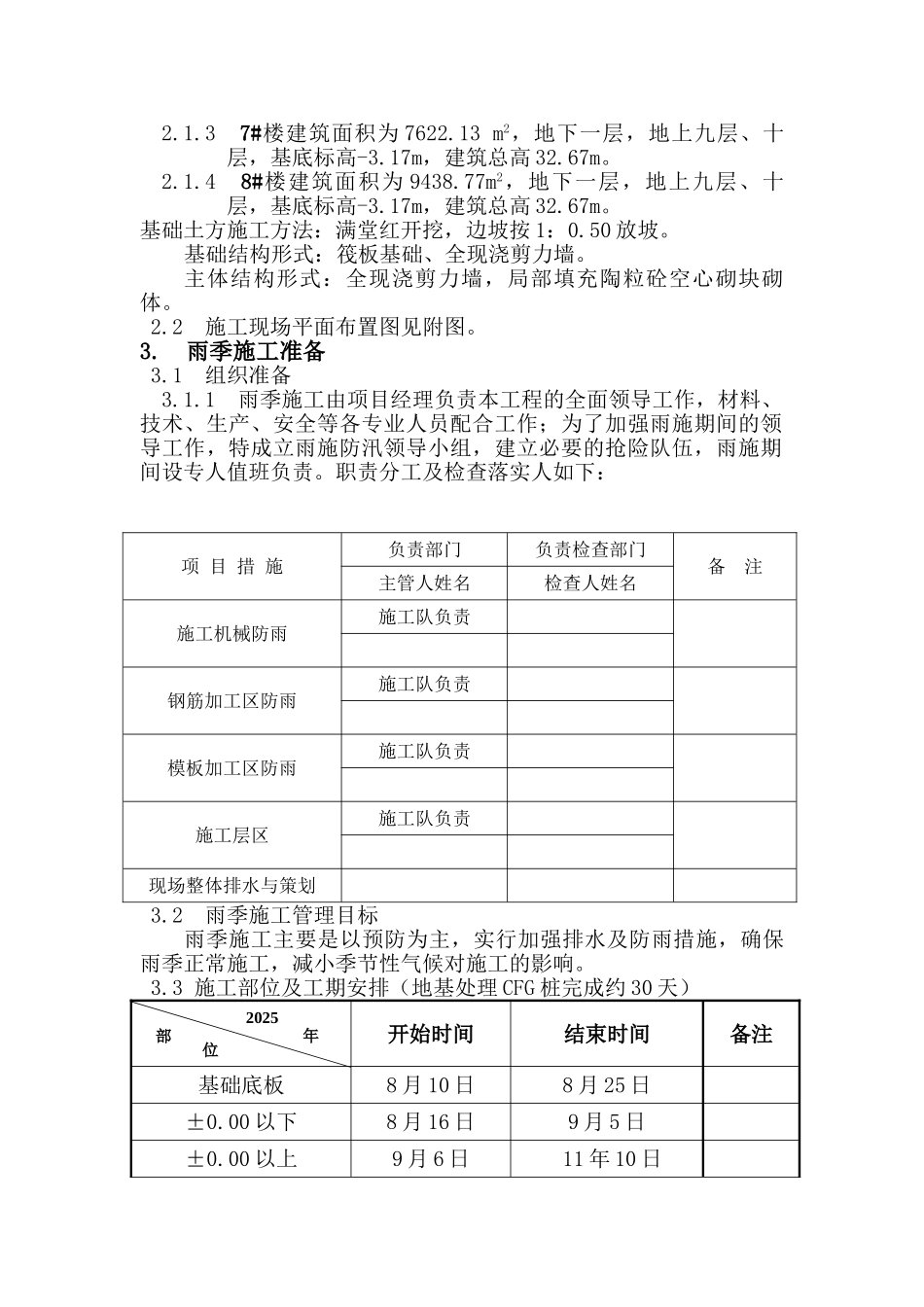 北京某项目雨季施工措施_第2页
