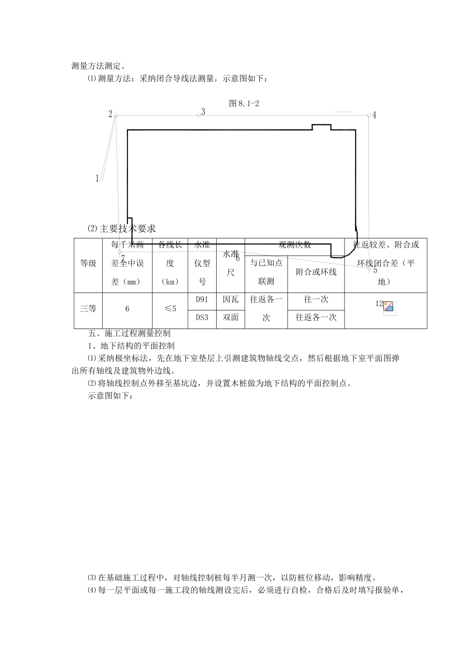 北京某高层办公楼测量施工方案_第3页