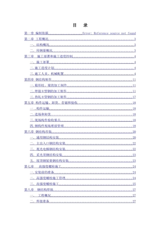 北大国际医院钢结构施工方案