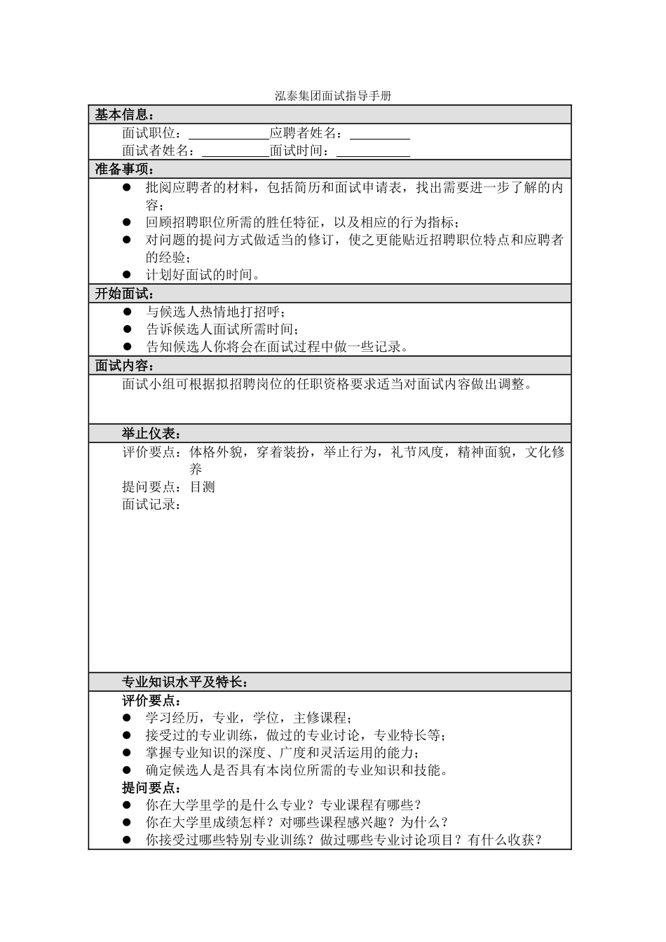 北大纵横—江西泓泰—泓泰企业集团招聘指导手册_第3页