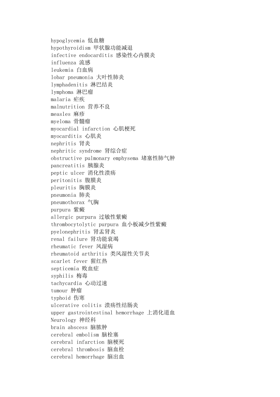 医学中英文对照_第2页