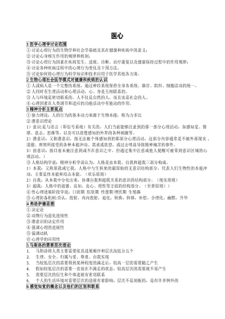 医学心理学-问答题