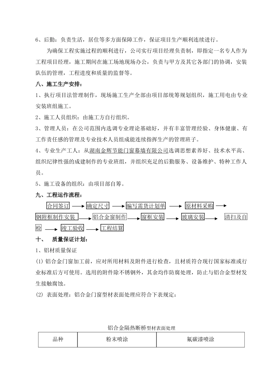 医疗大楼铝合金门窗安装工程施工工艺_第3页