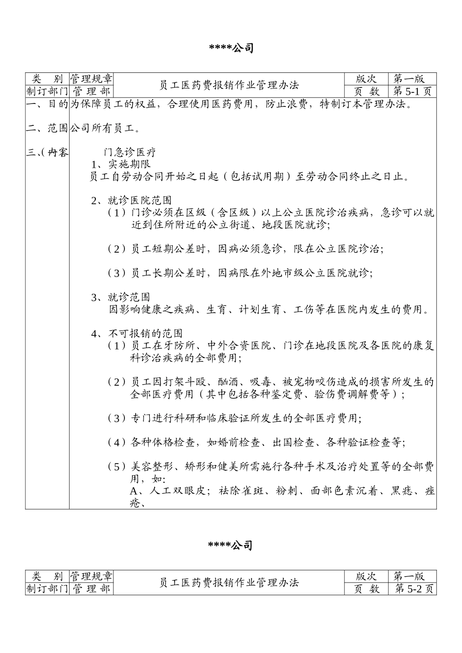 医药费报销管理办法_第1页