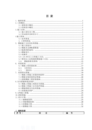 医院工程竹胶板模板施工方案