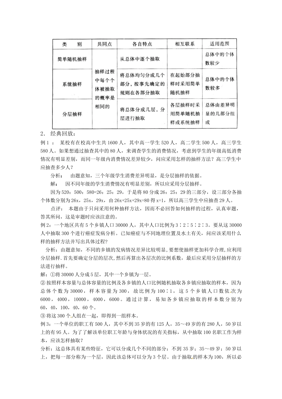 高中数学 2.1《抽样方法（3）》学案（北师大版必修3）_第2页