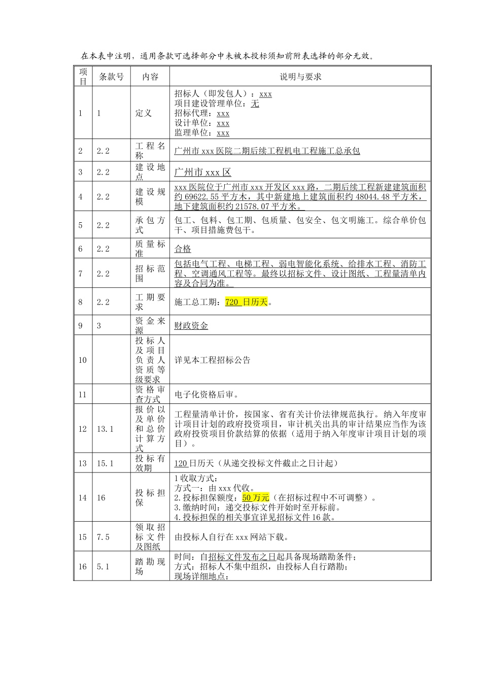 医院机电工程招标文件_第3页