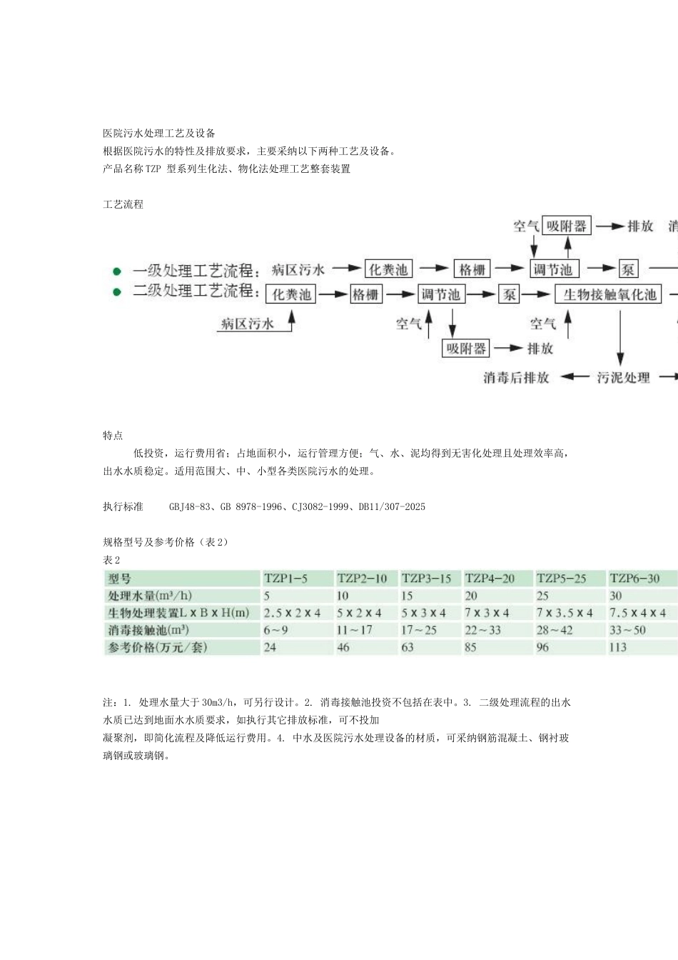 医院污水处理工艺及设备_第2页