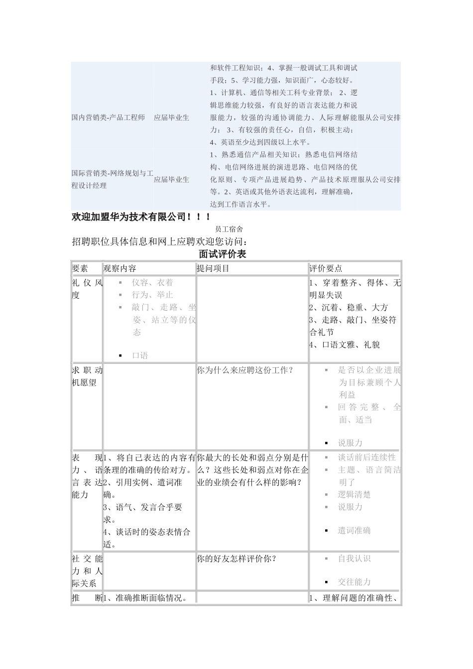 华为招聘计划书_第3页