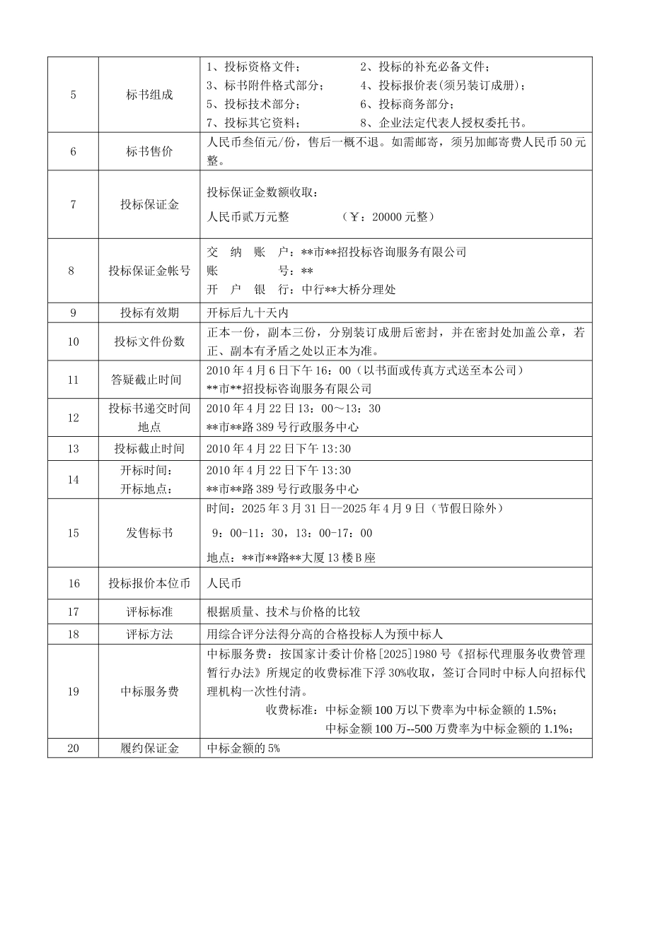 单位客梯、扶梯等采购招标文件_第3页