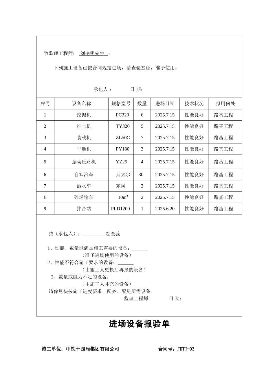 单位工程开工报告表格_第2页
