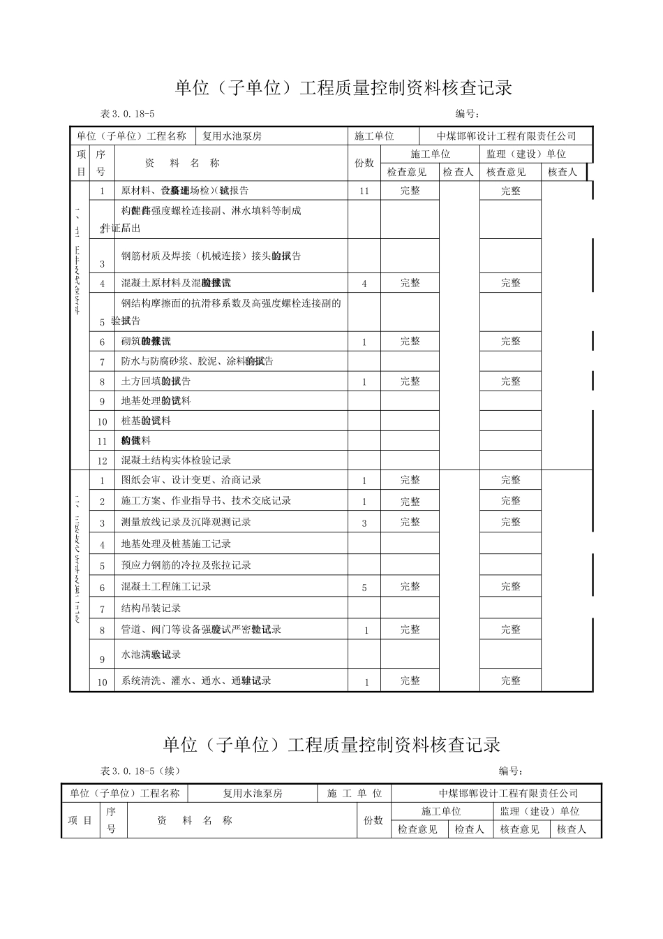 单位工程竣工验收记录DOC_第2页
