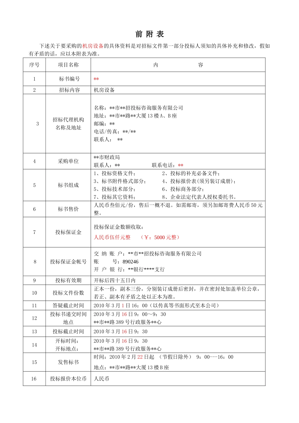 单位机房设备采购招标文件_第3页