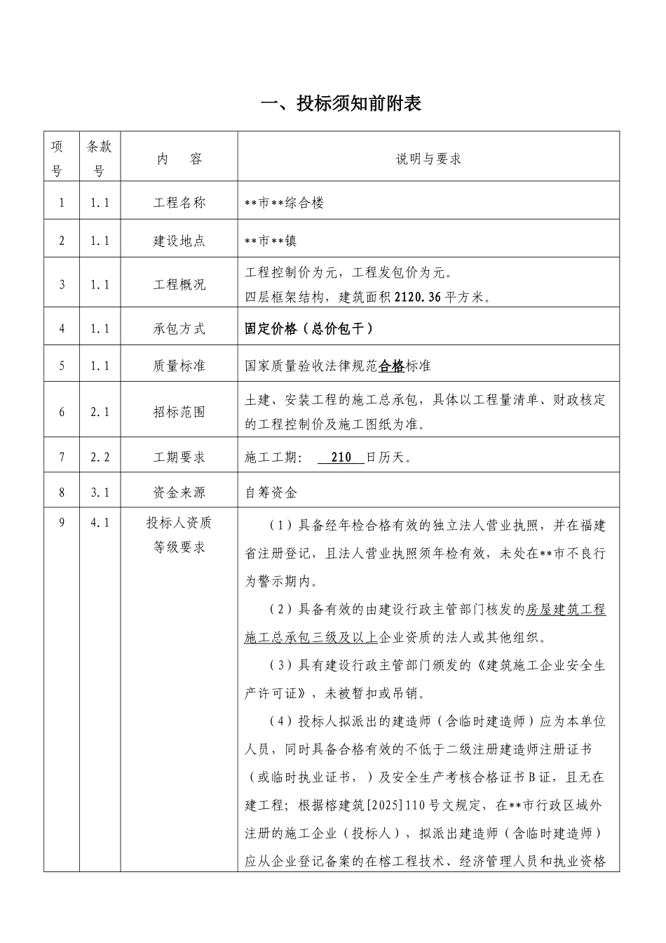单位综合楼工程招标文件_第3页