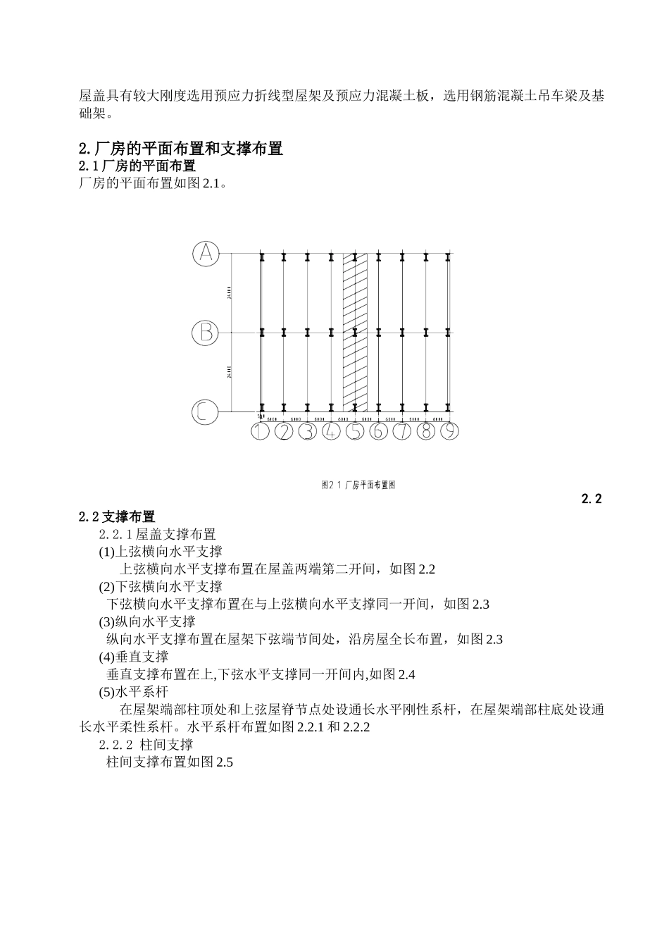 单层工业厂房课程设计_第2页