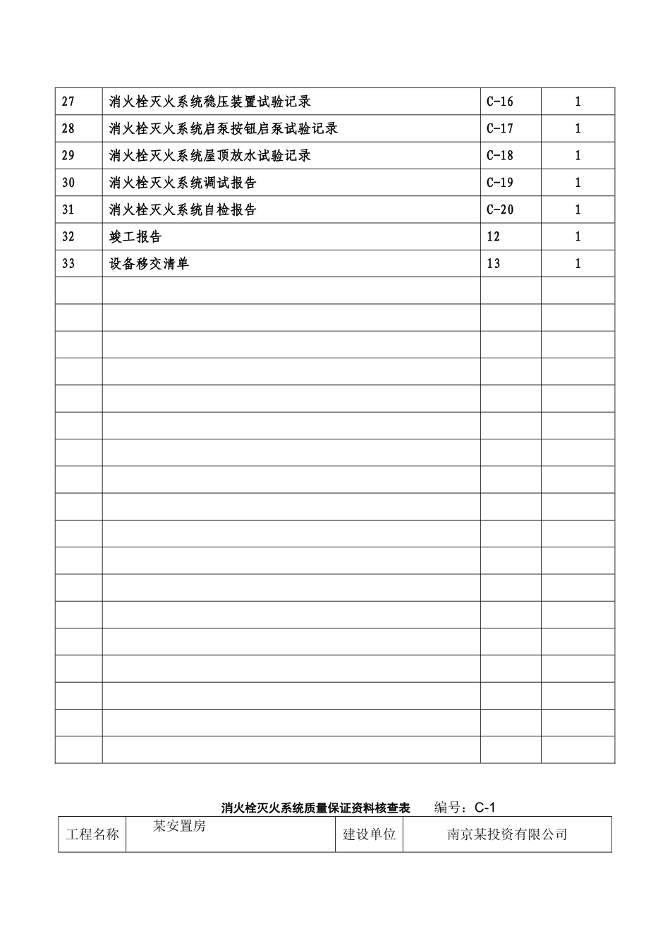 南京某安置房工程消火栓灭火系统全套验收资料实例_第3页