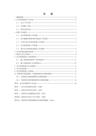 南皮变电站安全监理工作方案